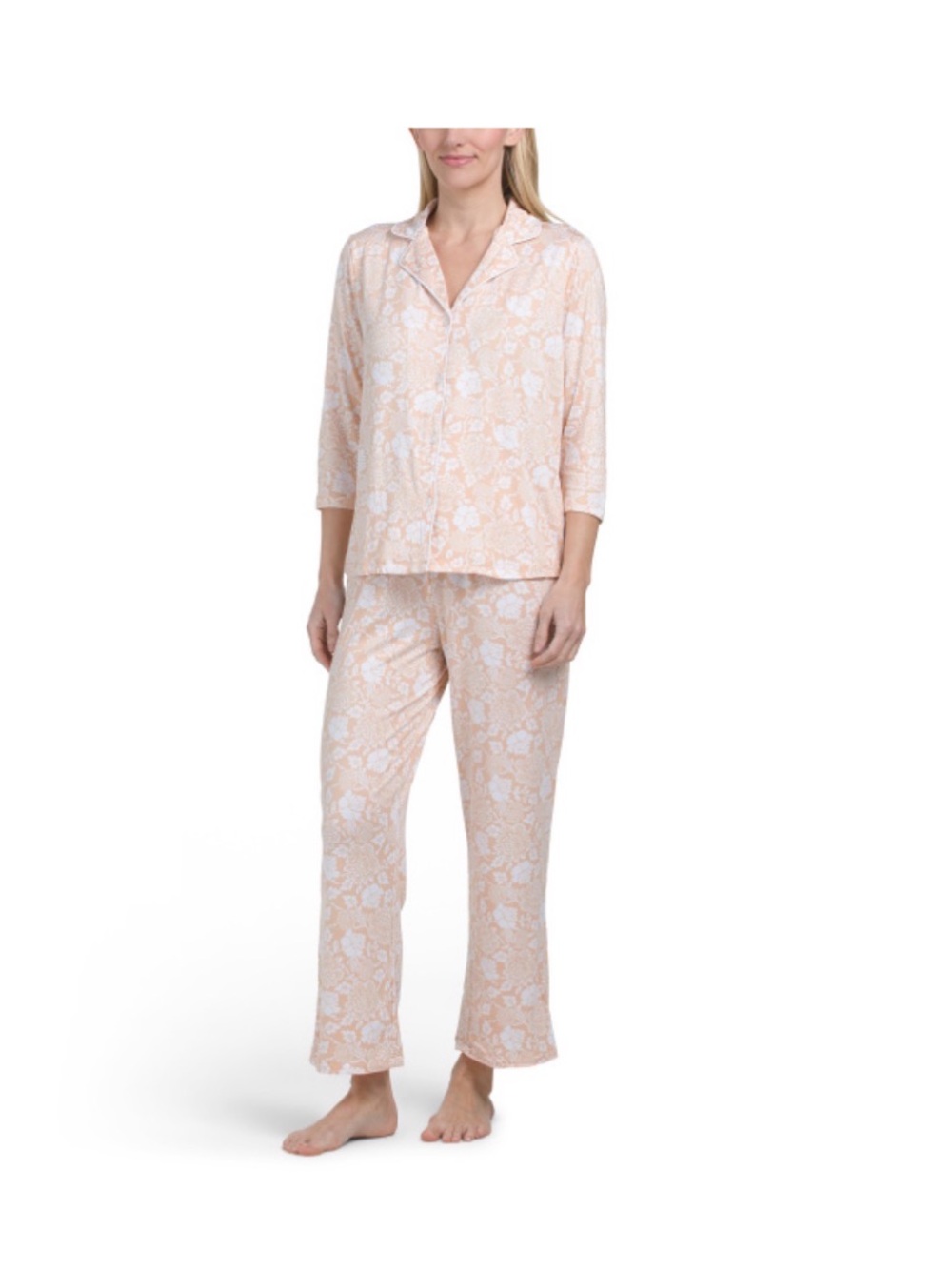 Jones New York Floral Pajama Set size Large NWT